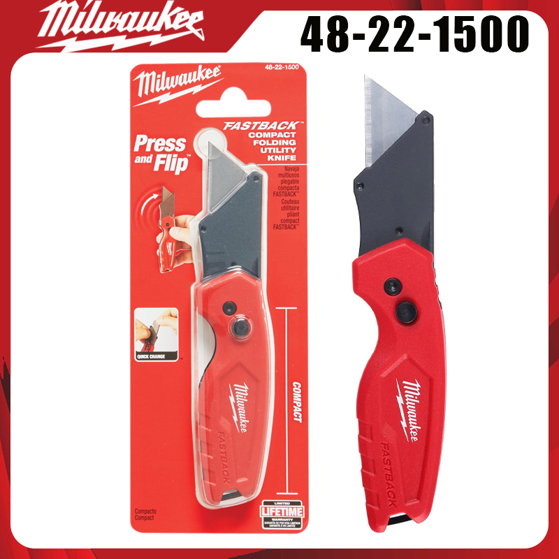 Heavy Equipment Blade - Pisau Lipat Serbaguna Milwaukee 48-22-1500 FASTBACK