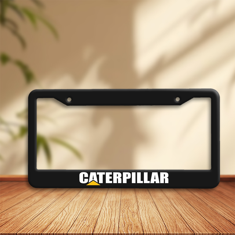 Heavy Equipment License - Bingkai Plat Nomor Mobil CATERPILLAR, Tempat