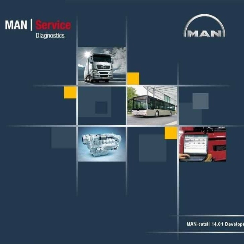 Heavy Equipment Software - Perangkat Lunak Alat Diagnostik Truk MAN-Cats