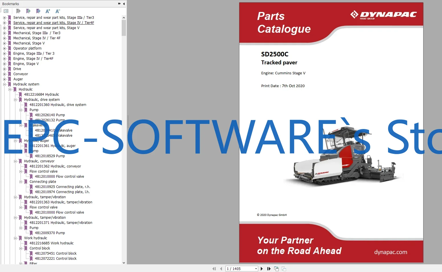 Heavy Equipment Software - EPC-SOFTWARE Dynapac Heavy Equipment 29,7 GB