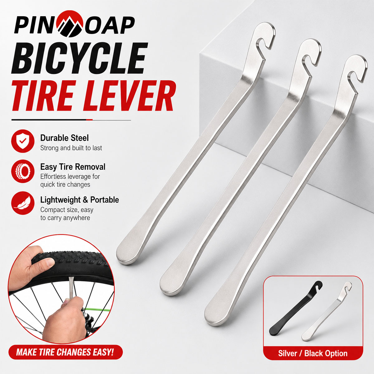 Heavy Equipment Repair - PINMOAP 1/3PCS Alat Pengungkit Ban Sepeda