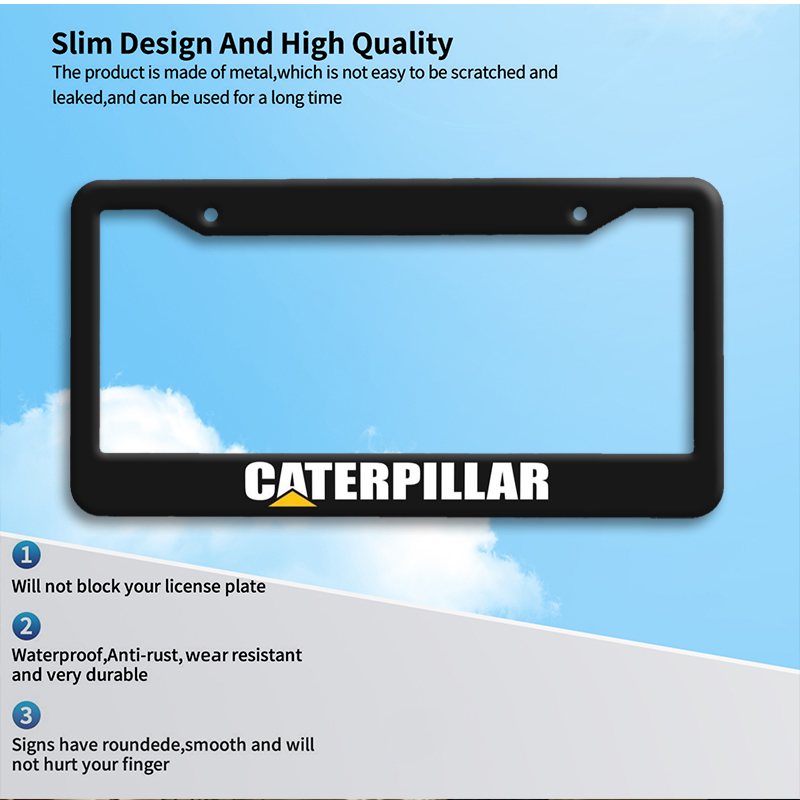 Bingkai Plat Nomor Mobil CATER - Heavy Equipment License ulasan dan harga