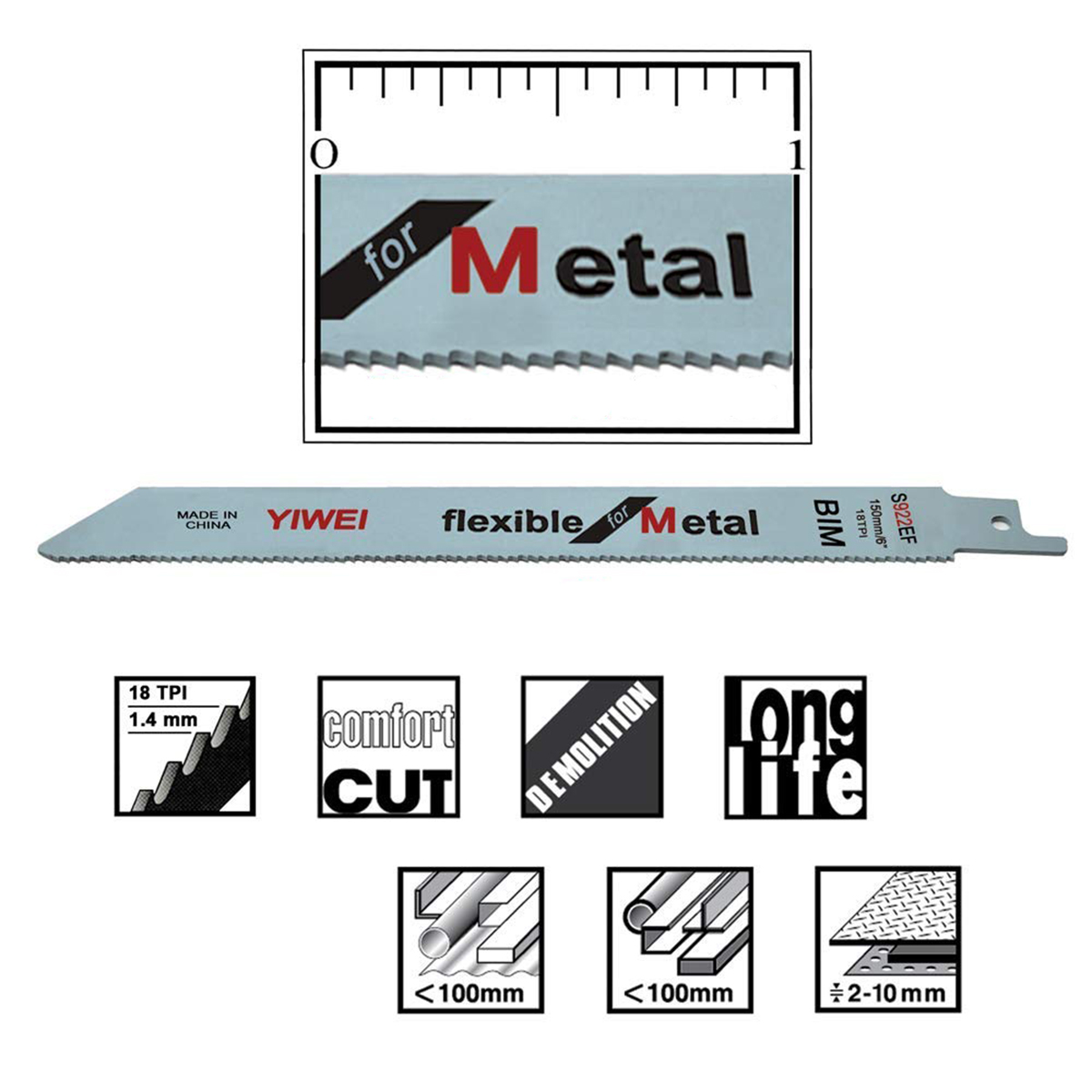 Pisau gergaji bolak-balik pemo - Heavy Equipment Blade ulasan dan harga