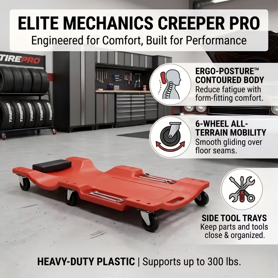 Alat Bantu Mekanik 6 Roda 40'' - Heavy Equipment Repair ulasan dan harga