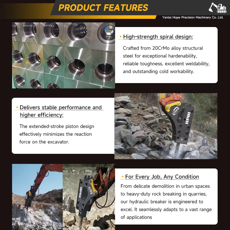 Palu Pemecah Batu Hidrolik SB4 - Concrete Breaker Demolition ulasan dan harga